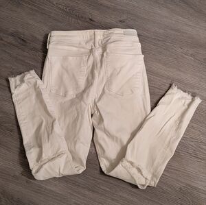 Abercrombie & Fitch Cream Denim Pants